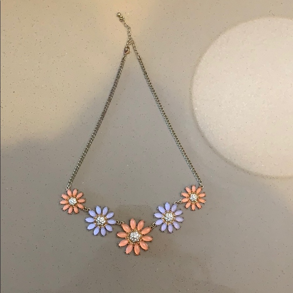 Francesca’s Floral Statement Necklace